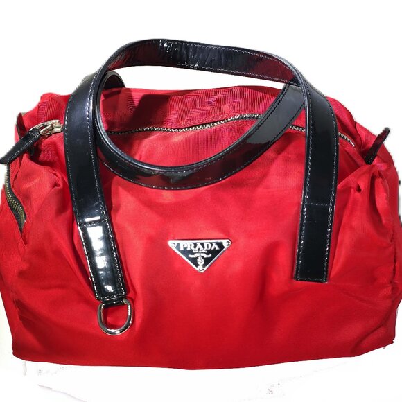 Vintage PRADA Nylon Small Satchel Bag - Picture 1 of 15